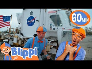 Blippi Explores A SPACE vehicle | Blippi Vehicles | Learning Videos for Kids