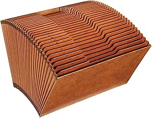 Globe Weis Globe-Weis/Pendaflex Heavy Duty Expanding File, Open Top, 1/3 Cut Tabs, 31 Daily Pockets, Brown, Legal Size (R219DHD)