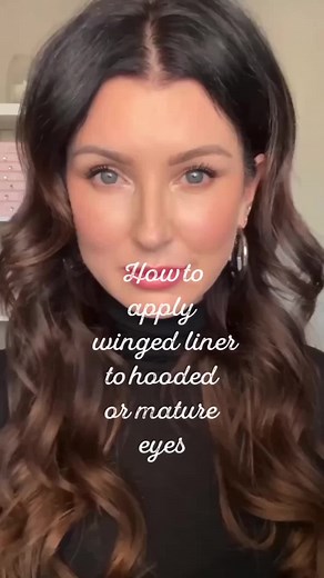 Makeup Tips: Winged Eyeliner for Mature or Hooded Eyes