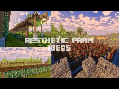 Minecraft 3 Easy Farm Ideas To Spruce Up Your World ! | Aesthetic Minecraft Inspiration