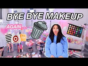 so I... ☆ DECLUTTERED ☆ my ENTIRE makeup collection | honeybobabear