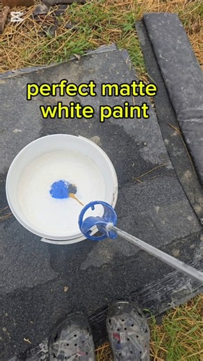 Perfect matte white paint #painting #paint #paintcolor #paintjob #paintmixing