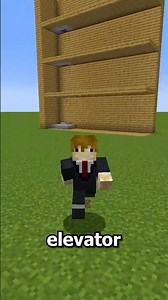 How to Make a Simple Elevator in Minecraft! (No Redstone) #minecraft
