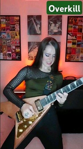 Motörhead's "Overkill" Guitar Solo #shorts #motörhead #guitar