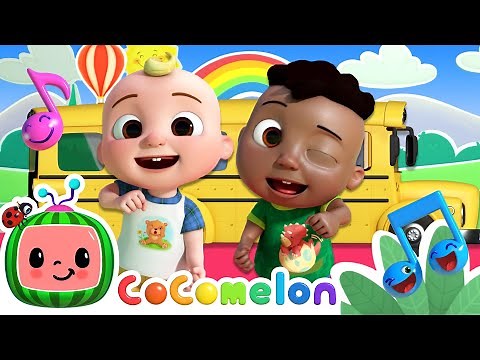 Dance To Wheels On The Bus!🎶 | Dance Party | CoComelon Nursery Rhymes & Kids Songs