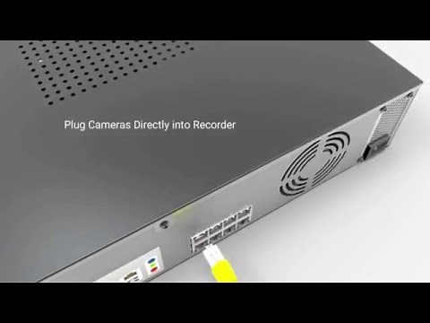 exacqVision Una PoE Port Connection Configuration