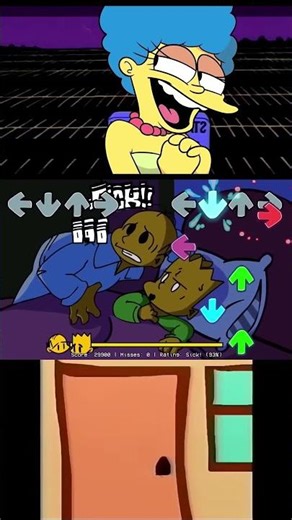 The Simpsons Go Funkin'! Friday Night Funkin' Mobile Mod Adventure #fnf #shortsviral #simpsons