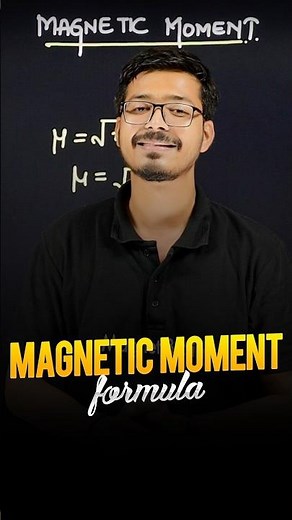 Magnetic Moment Formula - Coordination Compound | Class 12 Chemistry #ytshorts #magnetbrains