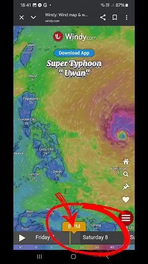 Update of Super Typhoon "Uwan" #supertyphoon2025 #SupertyphoonUwan #typhoon #uwan | Taghoy Dagohoy