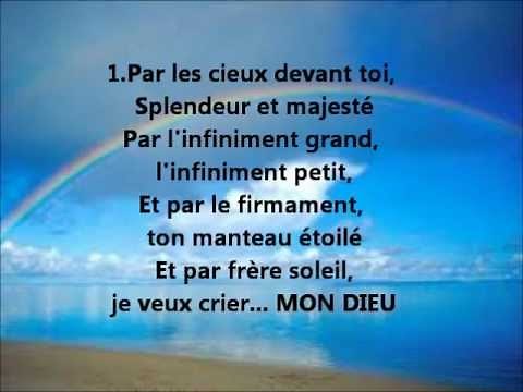 PSAUME DE LA CREATION.Mon Dieu Tu es grand, Tu es beau