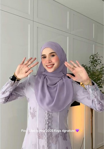 Effortless Lilac Shawl Tutorial for Raya 2025