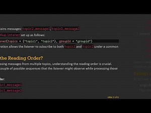 Understanding the Spring KafkaListener Reading Strategy: Multiple Topics Explained