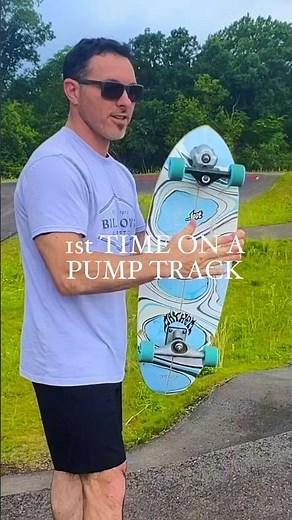 Carver Surfskate Pumptrack #skateboarding #skate #carver #pumptrack #yowsurfskate #lifestyle #over40