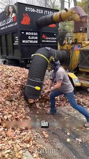 The process of collecting dried leaves in the US helps optimize labor productivity!