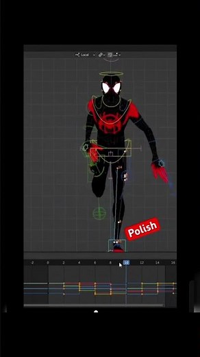 blender edit spider man edit animation