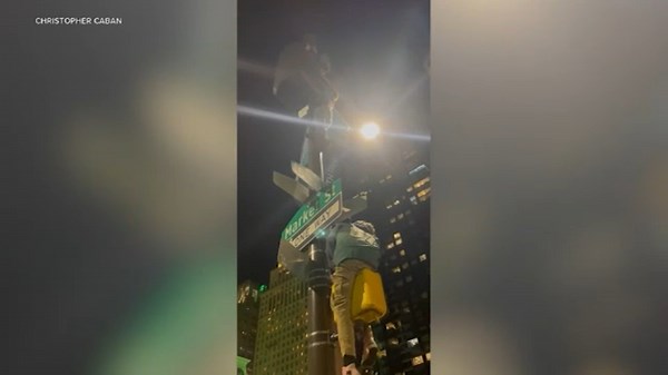 Temple student dies after falling from light pole during Eagles celebrations in Philadelphia