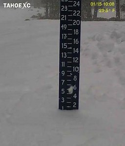 Tahoe XC snow gauge webcam ❄️❄️❄️❄️❄️❄️❄️❄️ | Lake Tahoe Travel