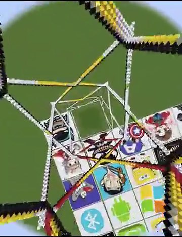 Satisfying Pixel Art in Minecraft! Making Dorami Pixel Art | Doraemon Pixel Art Series #shorts