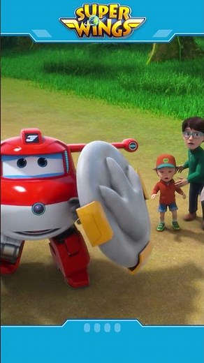 Superwings | Shorts | Running from Dinosaurs #superwings