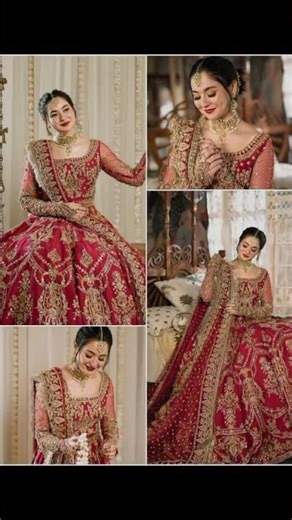 “Red bride = forever classic ❤️👰✨”OR “Red bridal glow hits different ❤️🔥”OR “Every bride shines