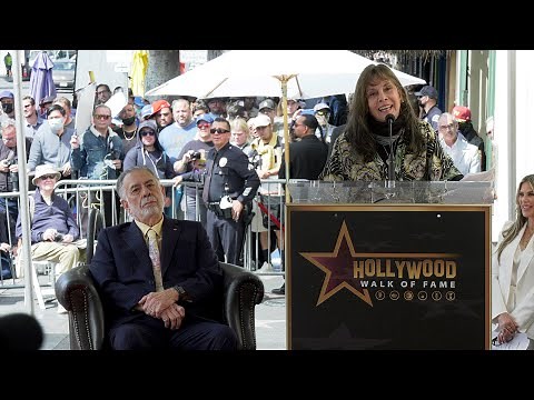 Talia Shire Speech at Francis Ford Coppola Hollywood Walk of Fame Star Unveiling Ceremony