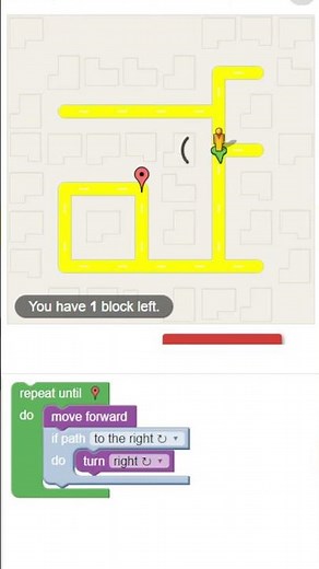 Blockly Games Maze Level 7