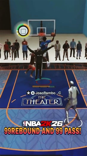 Best Center Build with 99 Dunk, 99 pass, 99 rebound in NBA 2K26 - 6'8 All around🔥 #nba2k26 #nba2k