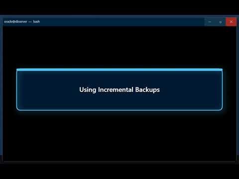 Oracle Backup Configure Block Change Tracking