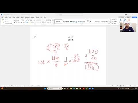 Multiplication by 25 trick