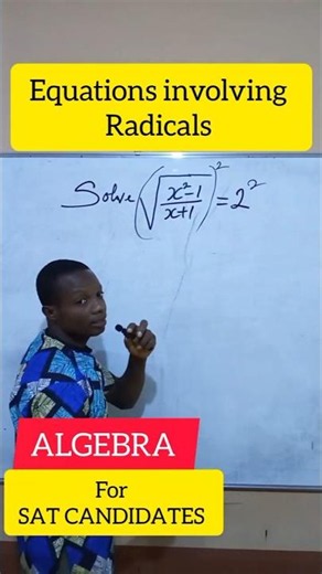 SAT Algebra: Solve Equations Involving Radicals in Minutes! | SAT Math Shortcut 2026