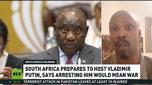 10K views · 382 reactions | South Africa President Ramaphosa dispelled speculation as to whether Vladimir Putin would be arrested if he attends next month's BRICS summit, saying that taking his Russian counterpart into custody to fulfill a warrant issued by the ICC is not in his country’s interests | Meredith Accord | Facebook