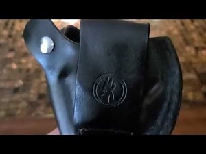 MK Holsters and Leather: 4" Taurus Tracker 627 Holster Unboxing