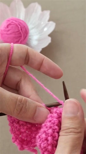 Knitting, seed stitch