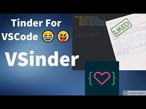 Tinder for VSCode | VSinder Extension | Dating App for VScode | Tinder For Programmers | #VSinder