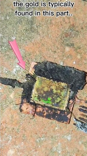 Gold in DIP IC chips | Easy gold to process