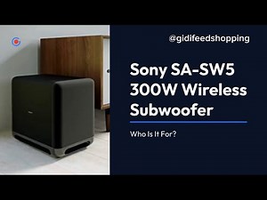 Sony SA-SW5 300W Wireless Subwoofer: Who is it for?