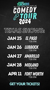 190 reactions · 21 shares | Fort Worth teachers! Come out and laugh off some of that school-year stress with us at Will Rogers Memorial Center on April 11. Tickets are on sale now! | Bored Teachers | Facebook