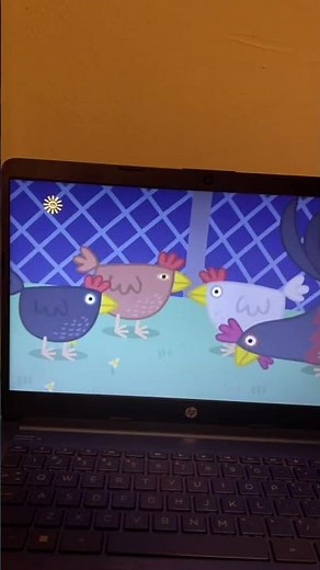 Sarah, Jemima, Vanessa, And Neville are grandpa pig’s chickens