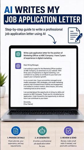 How to Use AI to Write a Job Application Letter (Step-by-Step)