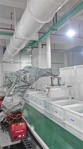 Electroplating oxidation robot#workshop #unemployed #worker #robot #automation