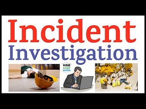 Incident Investigation || 4 Stages of Incident Investigation || Benefits of Incident Investigation