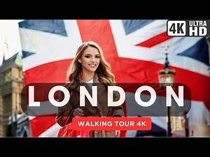 London Walking Tour | 4K HDR City Walk with Real Sounds