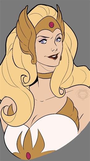 Vanessa on Instagram: "I Didn't liked the rendering so ill go back to this later and render it again yayyyy! So, Heman movie trailer finaly came out. To celebrate I drew his sister because drawing men is HARD! Plus the movie reminded me how little of shera content we have💔 #heman #shera #mastersoftheuniverse #fanart"