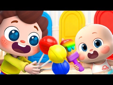 🔴LIVE | Learn Colors with Magic Brush | Colors Song for Kids | Nursery Rhyme & Kids Song | BabyBus