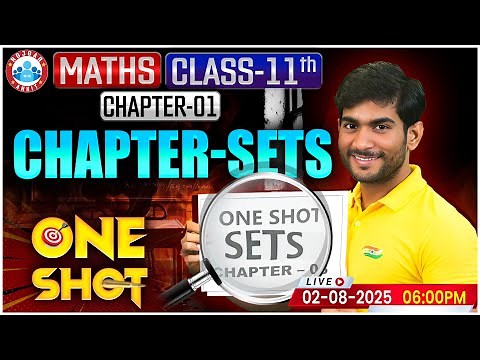 Class 11 Maths Chapter 1 Sets One Shot | 11th Maths Important Questions | By Amit Sir