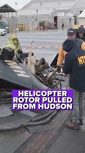 1.2M views · 4.2K reactions | Recovery efforts for the deadly New York helicopter crash into the Hudson River ended with the rotor being pulled from the water. READ MORE: https://bit.ly/4lwmJBR | The National Desk - TND | Facebook