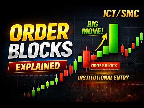 Order Blocks Explained (ICT / SMC) | The Institutional Entry Secret