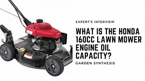 How Much Oil Capacity Does Honda 160cc Lawn Mower Can Has?
