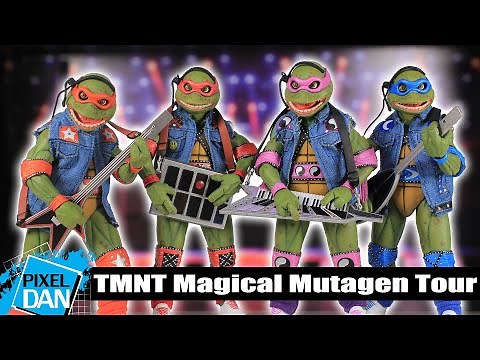 TMNT Musical Mutagen Tour | Coming out of their Shells NECA Figure Review