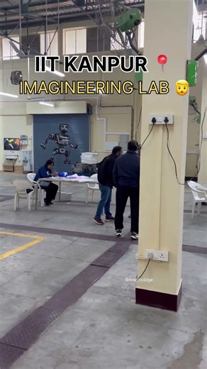 Inside IIT Kanpur’s Imagineering Lab 🤯 #iitkanpur #iit #jee #gate #iitjee #iitjam #engineering